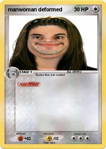 Pokemon manwoman deformed