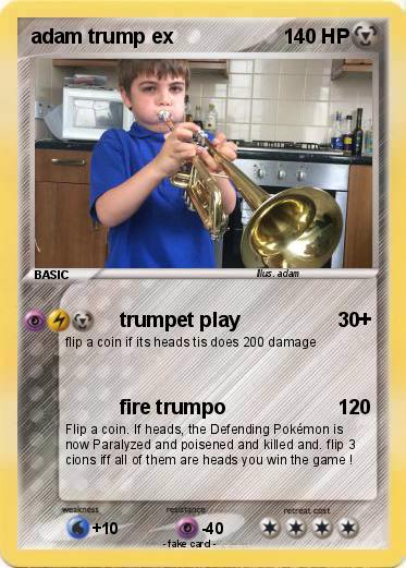 Pokemon adam trump ex