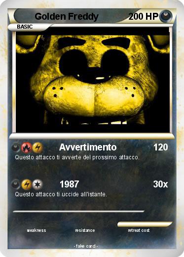 Pokemon Golden Freddy