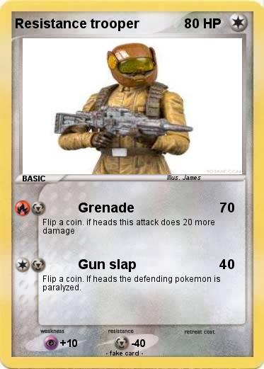Pokemon Resistance trooper