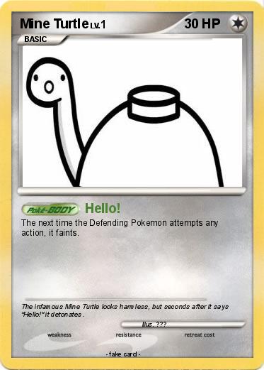 Pokemon Mine Turtle