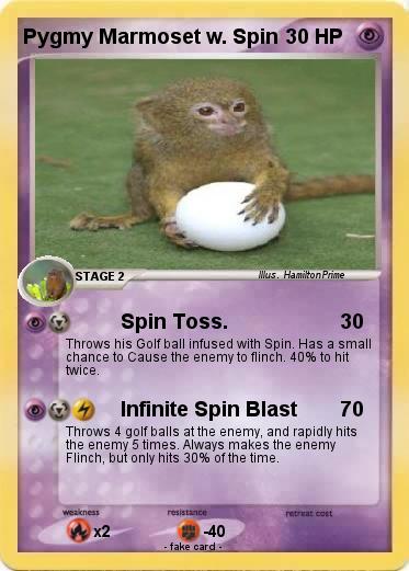 Pokemon Pygmy Marmoset w. Spin