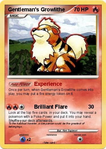 Pokemon Gentleman's Growlithe