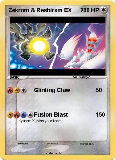 Pokemon Zekrom & Reshiram EX