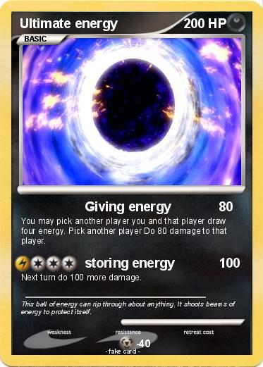 Pokemon Ultimate energy