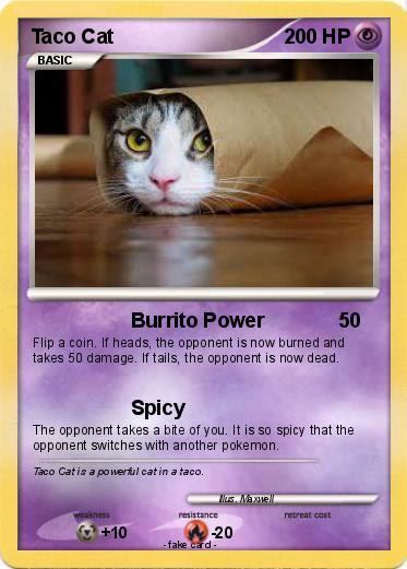 Pokemon Taco Cat