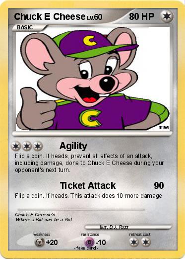 Pokemon Chuck E Cheese