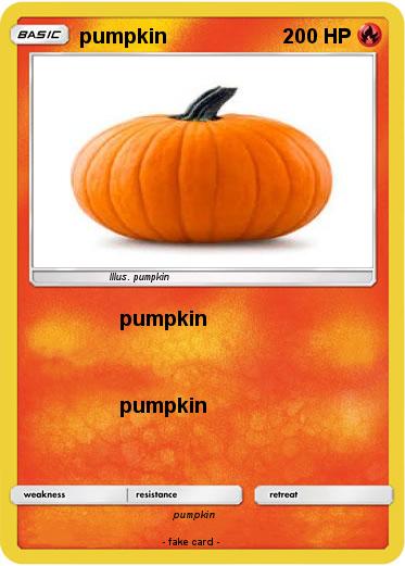 Pokemon pumpkin