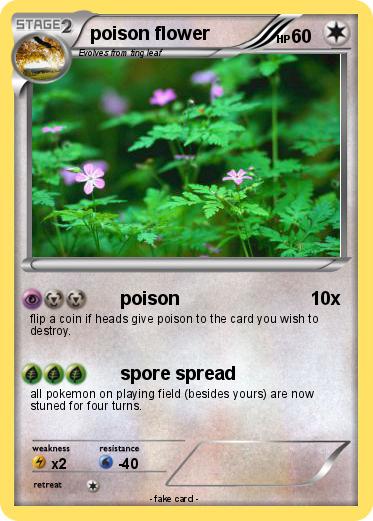 Pokemon poison flower