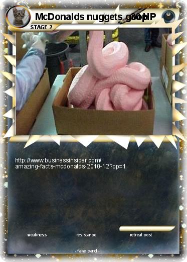 Pokemon McDonalds nuggets goop
