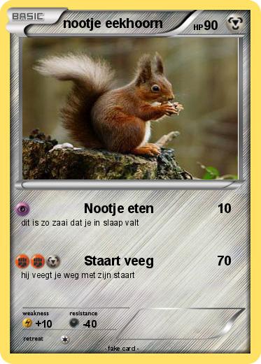 Pokemon nootje eekhoorn