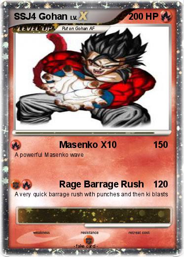 Pokemon SSJ4 Gohan