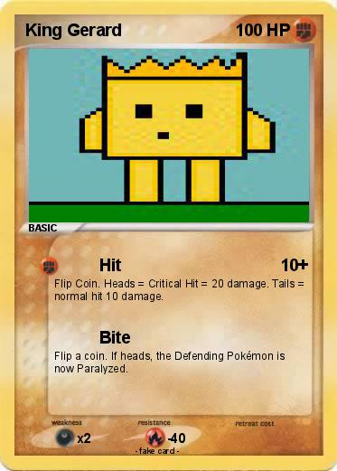 Pokemon King Gerard