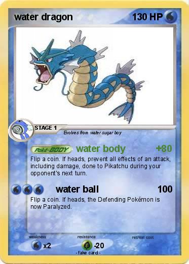 Pokemon water dragon