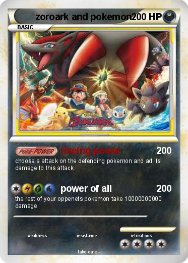 Pokemon zoroark and pokemon