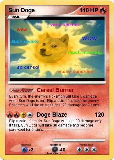 Pokemon Sun Doge