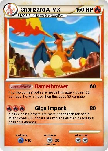 Pokemon Charizard A lv.X