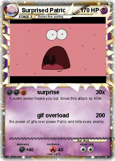 Pokemon Surprised Patric
