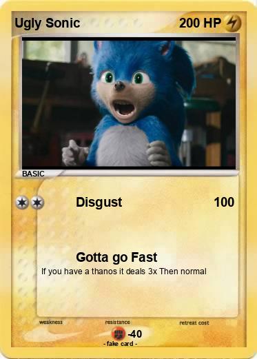 Pokemon Ugly Sonic