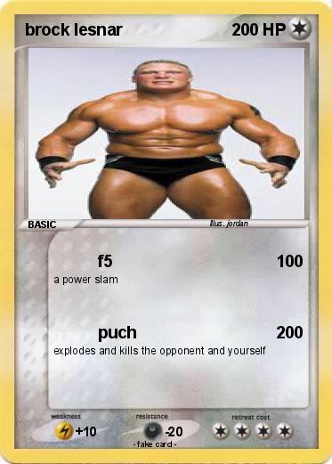 Pokemon brock lesnar