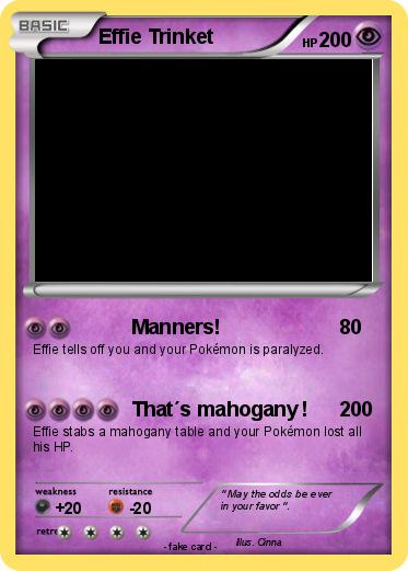 Pokemon Effie Trinket