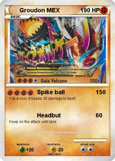 Pokemon Groudon MEX
