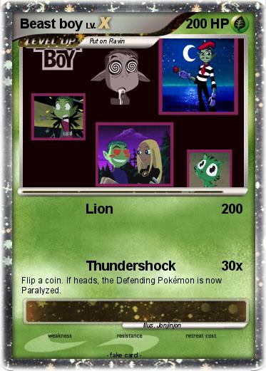 Pokemon Beast boy