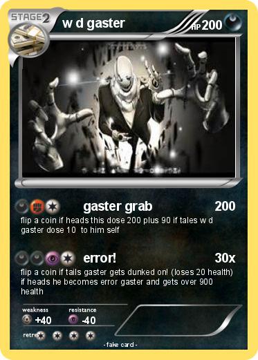 Pokemon w d gaster