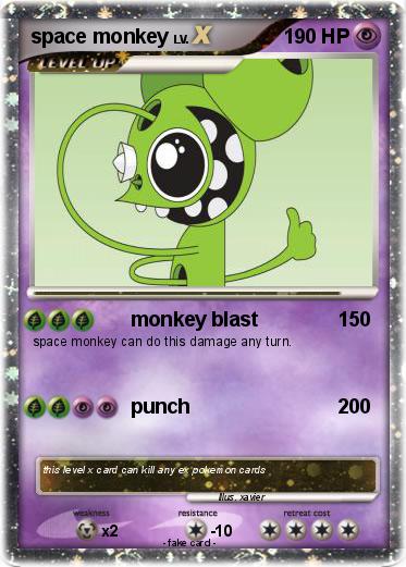 Pokemon space monkey