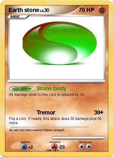 Pokemon Earth stone