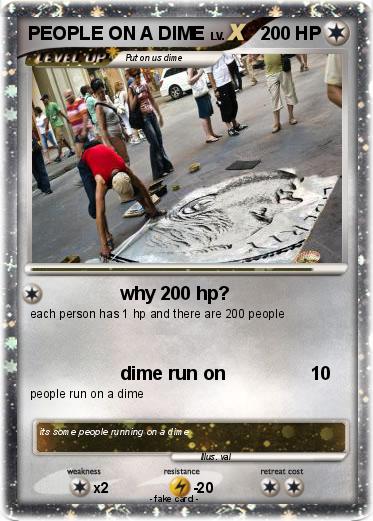 Pokemon PEOPLE ON A DIME