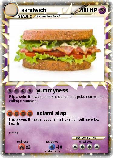 Pokemon sandwich