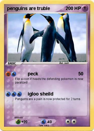 Pokemon penguins are truble