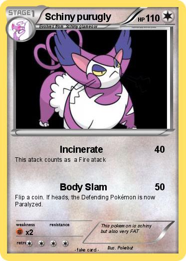 Pokemon Schiny purugly