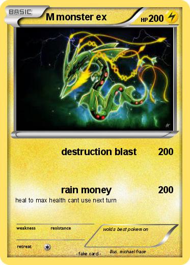 Pokemon M monster ex