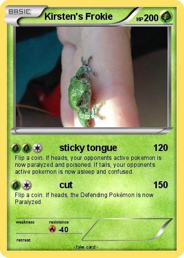Pokemon Kirsten's Frokie