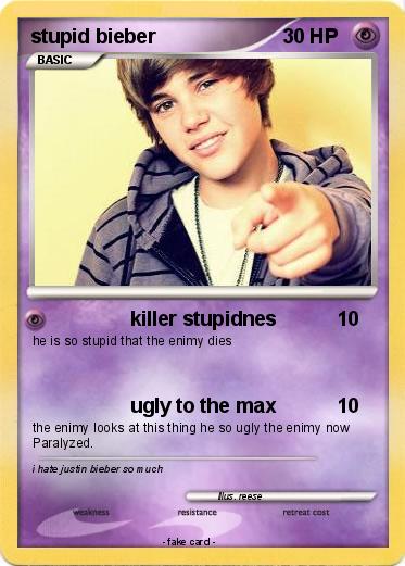 Pokemon stupid bieber