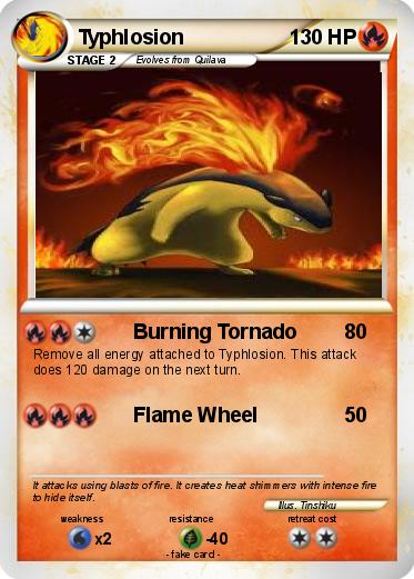 Pokemon Typhlosion