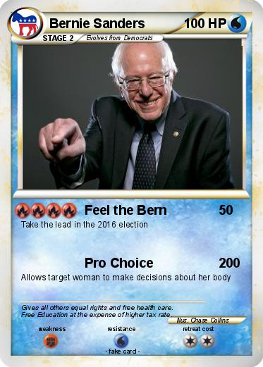 Pokemon Bernie Sanders