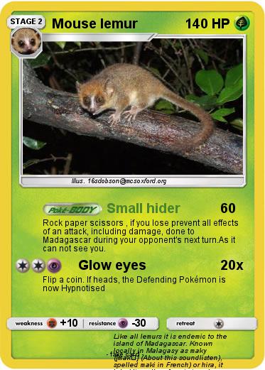 Pokemon Mouse lemur