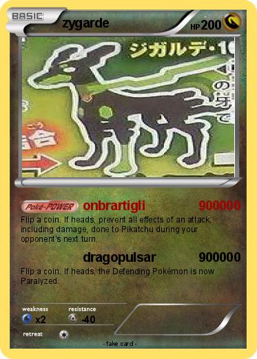 Pokemon zygarde
