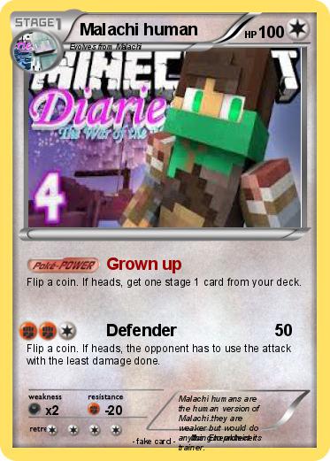 Pokemon Malachi human