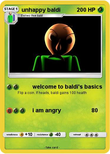 Pokemon unhappy baldi