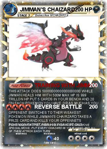 Pokemon JIMMAN'S CHAIZARD