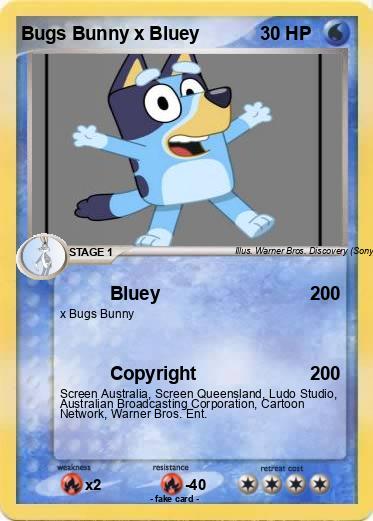 Pokemon Bugs Bunny x Bluey