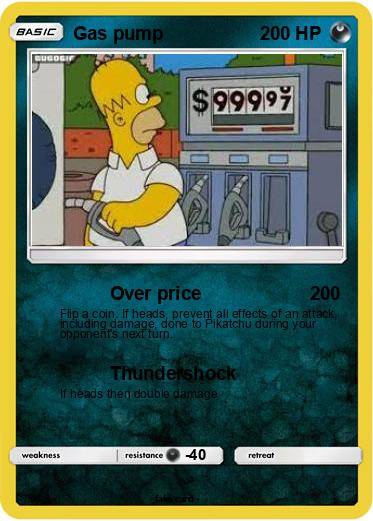 Pokemon Gas pump