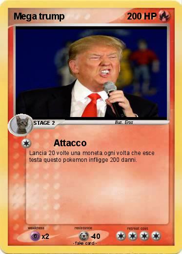 Pokemon Mega trump