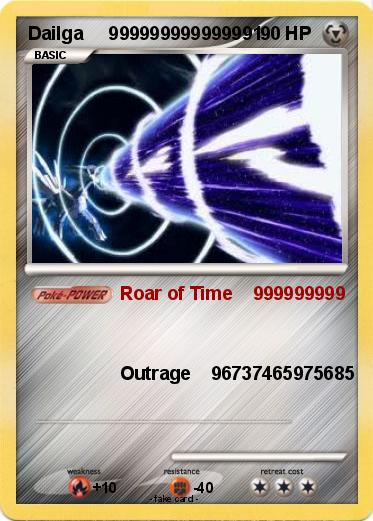Pokemon Dailga     999999999999991