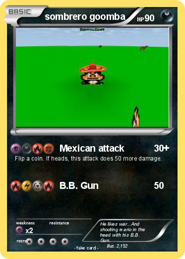 Pokemon sombrero goomba