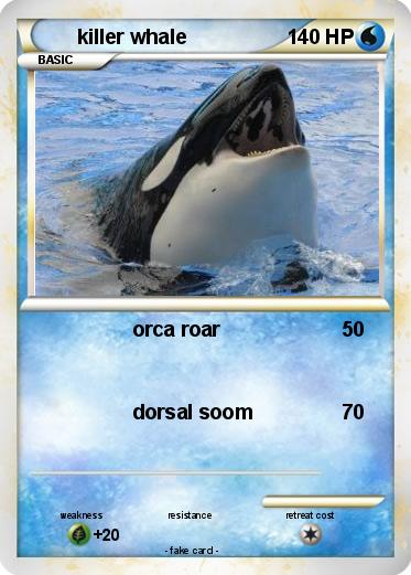 Pokemon killer whale